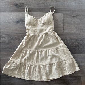 Hollister Cream Mini Dress